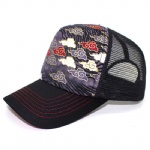 Retro Eastern Style Printed 5 Panels Trucker Cap