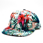 6 Panels Sublimation Printing Flat Peak Snapback Cap