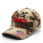 6 Panels Ribstop Camouflage Sandwich Baseball Cap