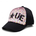 5 Panels Kids Sequins Embroidery Baseball Cap