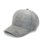 6 Panels Cotton Corduroy Baseball Cap